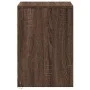 Mesita de noche con luces LED madera de ingeniería roble marrón by , Nightstands - Ref: Foro24-852031, Price: 42,42 €, Discou...