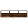 Mueble de TV de pared con LED roble ahumado 180x31x45 cm von , TV-Möbel - Ref: Foro24-3307944, Preis: 154,09 €, Rabatt: %