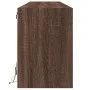 Mueble de TV de pared con LED marrón roble 180x31x45 cm von , TV-Möbel - Ref: Foro24-3307946, Preis: 127,36 €, Rabatt: %