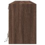 Mueble de TV de pared con LED marrón roble 180x31x45 cm by , TV Furniture - Ref: Foro24-3307946, Price: 128,91 €, Discount: %