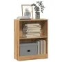 Estantería de madera de ingeniería roble artesano 60x24x76 cm by , Bookcases and shelves - Ref: Foro24-855905, Price: 44,90 €...