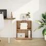 Estantería de madera de ingeniería roble artesano 60x24x76 cm by , Bookcases and shelves - Ref: Foro24-855905, Price: 44,90 €...