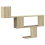 Estante de pared madera ingeniería roble Sonoma 100x15x70 cm by , Shelves and shelves - Ref: Foro24-853193, Price: 40,29 €, D...
