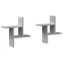 Estantes pared 2 uds madera ingeniería gris hormigón 38x12x38cm by , Shelves and shelves - Ref: Foro24-853248, Price: 21,08 €...