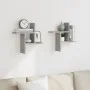 Estantes pared 2 uds madera ingeniería gris hormigón 38x12x38cm by , Shelves and shelves - Ref: Foro24-853248, Price: 21,08 €...