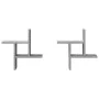 Estantes pared 2 uds madera ingeniería gris hormigón 38x12x38cm by , Shelves and shelves - Ref: Foro24-853248, Price: 21,08 €...