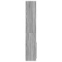 Aparador alto madera de ingeniería gris Sonoma 63x33x180 cm by , Bookcases and shelves - Ref: Foro24-3309605, Price: 94,21 €,...