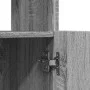 Hoher Schrank aus Sonoma-Eiche in Grau aus Ingenieurholz, 63x33x180 cm. von , Bücherregale und Regale - Ref: Foro24-3309605, ...