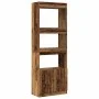 Aparador alto madera ingeniería madera envejecida 63x33x180 cm de , Librerías y estanterías - Ref: Foro24-3309607, Precio: 90...