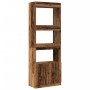 Aparador alto madera ingeniería madera envejecida 63x33x180 cm by , Bookcases and shelves - Ref: Foro24-3309607, Price: 91,55...
