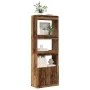 Aparador alto madera ingeniería madera envejecida 63x33x180 cm de , Librerías y estanterías - Ref: Foro24-3309607, Precio: 90...