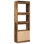 Aparador alto madera ingeniería madera envejecida 63x33x180 cm de , Librerías y estanterías - Ref: Foro24-3309607, Precio: 90...