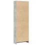 Regal aus grauem Beton-Holzwerkstoff 60x24x176 cm von , Bücherregale und Regale - Ref: Foro24-857824, Preis: 66,72 €, Rabatt: %