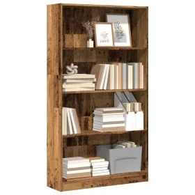 Regal aus Holzwerkstoff in verwitterter Farbe, 80x24x143 cm. von , Bücherregale und Regale - Ref: Foro24-857851, Preis: 65,93...