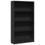 Schwarzes Regal aus Ingenieurholz 80x24x143 cm von , Bücherregale und Regale - Ref: Foro24-857845, Preis: 60,98 €, Rabatt: %