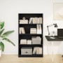 Schwarzes Regal aus Ingenieurholz 80x24x143 cm von , Bücherregale und Regale - Ref: Foro24-857845, Preis: 60,98 €, Rabatt: %