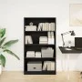 Schwarzes Regal aus Ingenieurholz 80x24x143 cm von , Bücherregale und Regale - Ref: Foro24-857845, Preis: 60,98 €, Rabatt: %