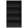 Schwarzes Regal aus Ingenieurholz 80x24x143 cm von , Bücherregale und Regale - Ref: Foro24-857845, Preis: 60,98 €, Rabatt: %