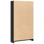 Schwarzes Regal aus Ingenieurholz 80x24x143 cm von , Bücherregale und Regale - Ref: Foro24-857845, Preis: 60,98 €, Rabatt: %