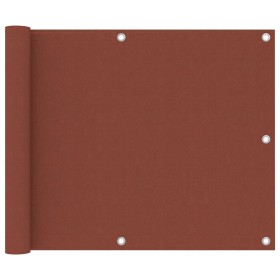 Balkonmarkise aus Terrakotta-Oxford-Stoff, 75 x 300 cm von vidaXL, Sonnenschirme - Ref: Foro24-134972, Preis: 16,35 €, Rabatt: %