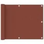 Terracotta oxford fabric balcony awning 75x300 cm by vidaXL, Umbrellas - Ref: Foro24-134972, Price: 16,21 €, Discount: %