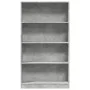 Regal aus grauem Beton-Holzwerkstoff 80x24x143 cm von , Bücherregale und Regale - Ref: Foro24-857847, Preis: 57,70 €, Rabatt: %