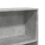Estantería de madera de ingeniería gris hormigón 80x24x143 cm de , Librerías y estanterías - Ref: Foro24-857847, Precio: 57,6...