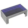 Couchtisch mit Infinity LED in Betongrau 90x50x30 cm von , Couchtisch - Ref: Foro24-847619, Preis: 107,04 €, Rabatt: %