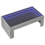 Mesa de centro con Infinity LED gris hormigón 90x50x30 cm by , Coffee table - Ref: Foro24-847619, Price: 108,32 €, Discount: %