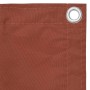 Toldo para balcón de tela oxford terracota 75x300 cm de vidaXL, Sombrillas - Ref: Foro24-134972, Precio: 16,35 €, Descuento: %