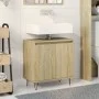 Armario de baño madera de ingeniería roble Sonoma 58x33x60 cm by , Bathroom furniture - Ref: Foro24-849674, Price: 51,11 €, D...