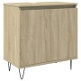 Badezimmerschrank aus Sonoma-Eichenfurnierholz 58x33x60 cm. von , Badezimmermöbel - Ref: Foro24-849674, Preis: 51,93 €, Rabat...