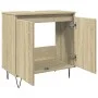 Armario de baño madera de ingeniería roble Sonoma 58x33x60 cm by , Bathroom furniture - Ref: Foro24-849674, Price: 51,11 €, D...