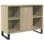 Badezimmerschrank aus Sonoma-Eichen-Ingenieurholz 80x33x60 cm. von , Badezimmermöbel - Ref: Foro24-849681, Preis: 70,72 €, Ra...
