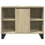 Badezimmerschrank aus Sonoma-Eichen-Ingenieurholz 80x33x60 cm. von , Badezimmermöbel - Ref: Foro24-849681, Preis: 70,72 €, Ra...