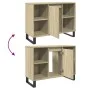 Badezimmerschrank aus Sonoma-Eichen-Ingenieurholz 80x33x60 cm. von , Badezimmermöbel - Ref: Foro24-849681, Preis: 70,72 €, Ra...