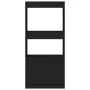 Aparador de madera de ingeniería negro 63x33x140 cm by , Bookcases and shelves - Ref: Foro24-855107, Price: 70,86 €, Discount: %