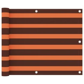 Balcony awning orange and brown oxford fabric 75x400 cm by vidaXL, Umbrellas - Ref: Foro24-134925, Price: 22,65 €, Discount: %