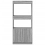 Ingenieurholz-Sideboard in Sonoma-Grau 63x33x140 cm von , Bücherregale und Regale - Ref: Foro24-855111, Preis: 71,61 €, Rabat...