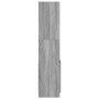 Aparador de madera de ingeniería gris Sonoma 63x33x140 cm by , Bookcases and shelves - Ref: Foro24-855111, Price: 71,61 €, Di...