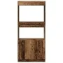 Aparadorde madera de ingeniería madera envejecida 63x33x140 cm by , Bookcases and shelves - Ref: Foro24-855113, Price: 68,06 ...