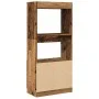 Aparadorde madera de ingeniería madera envejecida 63x33x140 cm by , Bookcases and shelves - Ref: Foro24-855113, Price: 68,06 ...