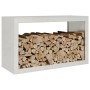 Edelstahl-Holzträger 100x40x60 cm von , Brennholztaschen und -halter - Ref: Foro24-850986, Preis: 153,32 €, Rabatt: %
