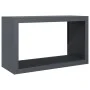 Holzregal aus anthrazitgrauem Stahl 100x40x60 cm von , Brennholztaschen und -halter - Ref: Foro24-850984, Preis: 95,63 €, Rab...
