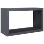 Leñero de acero gris antracita 100x40x60 cm by , Firewood bags and holders - Ref: Foro24-850984, Price: 98,34 €, Discount: %