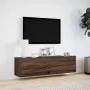 Wand-TV-Möbel mit LED-Lichtern in Eichenbraun 140x31x38 cm. von , TV-Möbel - Ref: Foro24-852375, Preis: 103,12 €, Rabatt: %
