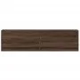 Mueble de TV de pared con luces LED marrón roble 140x31x38 cm by , TV Furniture - Ref: Foro24-852375, Price: 103,12 €, Discou...
