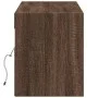 Mueble de TV de pared con luces LED marrón roble 140x31x38 cm by , TV Furniture - Ref: Foro24-852375, Price: 103,12 €, Discou...