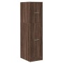 Armario botiquín madera ingeniería marrón roble 30x41x118 cm by , Lockers and storage cabinets - Ref: Foro24-855166, Price: 8...