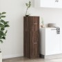 Armario botiquín madera ingeniería marrón roble 30x41x118 cm by , Lockers and storage cabinets - Ref: Foro24-855166, Price: 8...